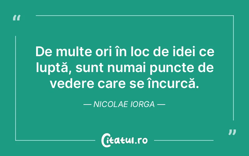 Citat Nicolae Iorga - citate viata