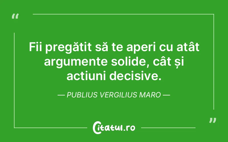 Citat Publius Vergilius Maro - citate viata