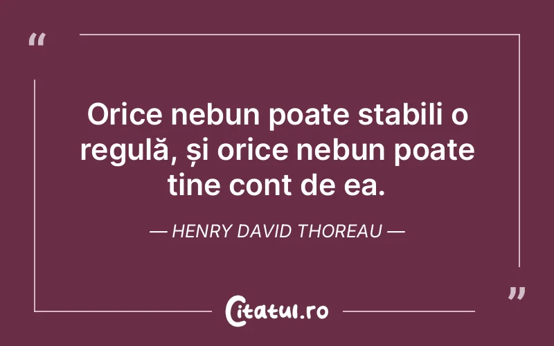 Citat Henry David Thoreau - citate viata