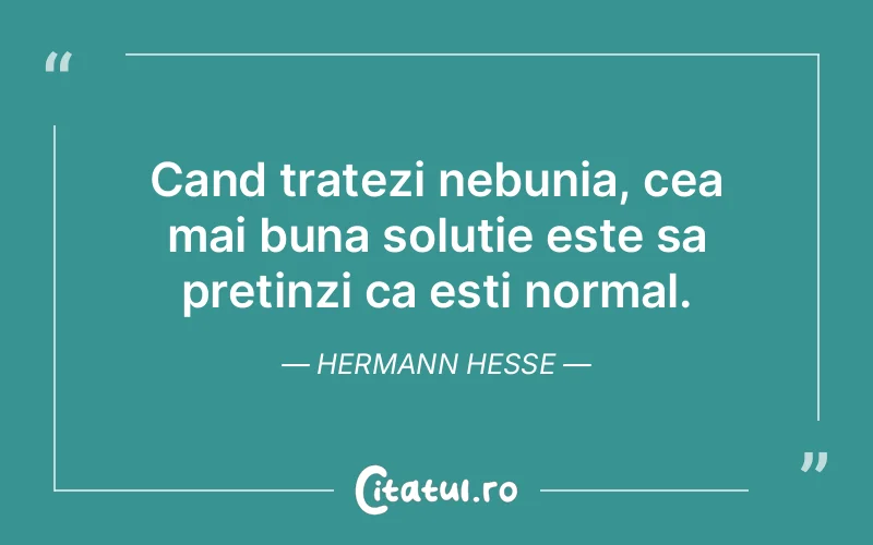 Citat Hermann Hesse - citate viata