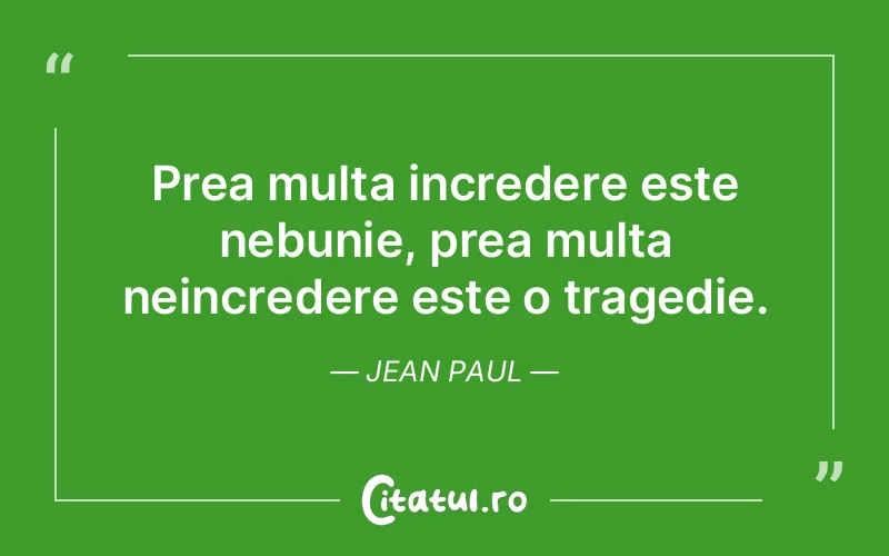 Citat Jean Paul - citate viata