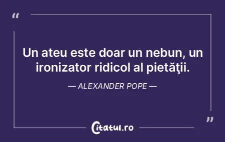 E o nebunie să te apuci de ceva peste p... E o nebunie să te apuci de ceva peste p...