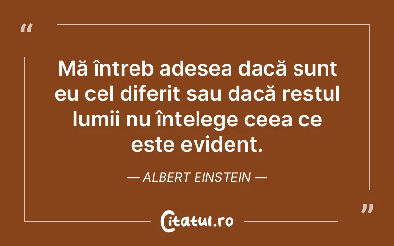 Citat Albert Einstein - citate viata