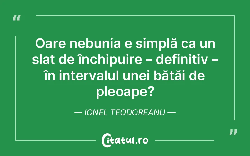 Citat Ionel Teodoreanu - citate viata