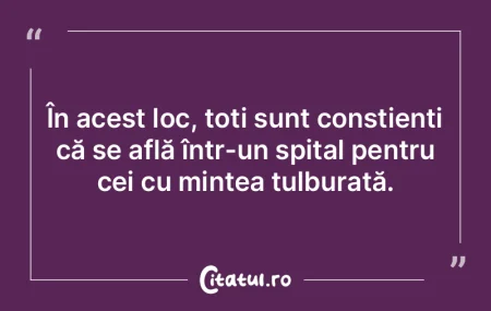 În viaţă îţi e dată o singură scl...