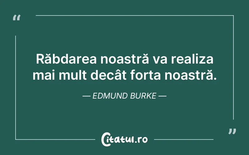 Citat Edmund Burke - citate viata