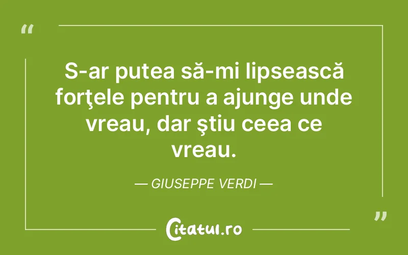 Citat Giuseppe Verdi - citate viata