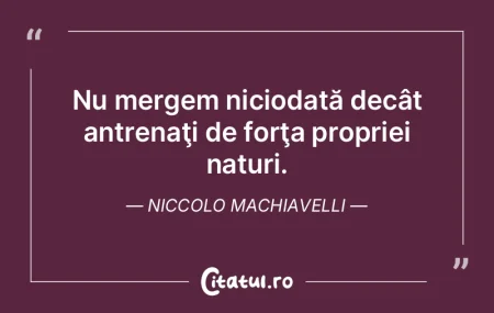 Forţa caracterului este cumulativă. Ra...