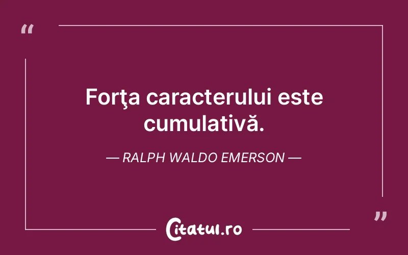 Citat Ralph Waldo Emerson - citate viata