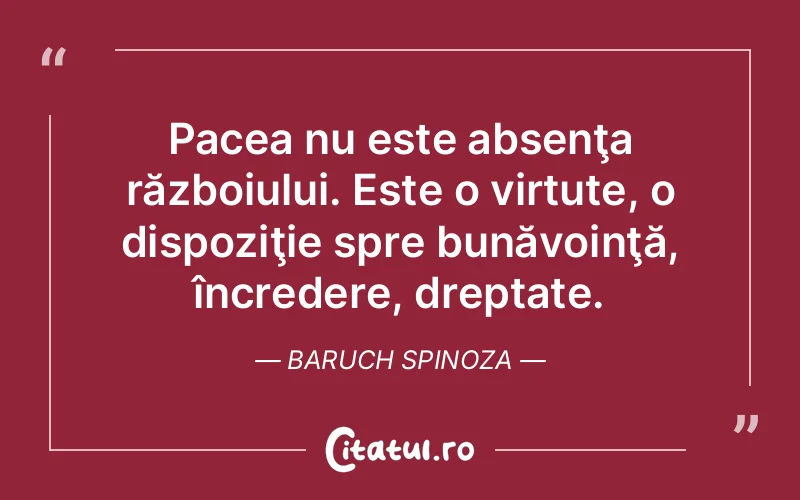 Citat Baruch Spinoza - citate viata