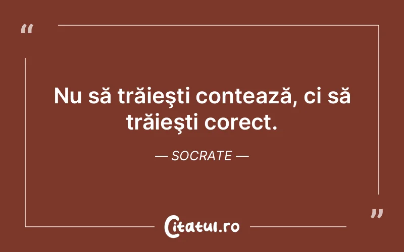 Citat Socrate - citate viata