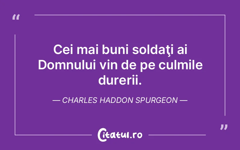 Citat Charles Haddon Spurgeon - citate viata