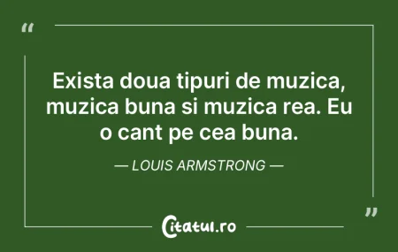 O voce bună nu înseamnă în mod oblig...