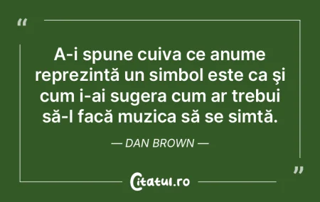 Să nu vă serviţi de muzică, serviţi...