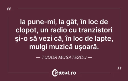 Există şi o muzică a activităţii ma... Există şi o muzică a activităţii ma...
