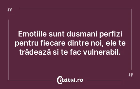 Deseori le oferim dușmanilor noștri mi... Deseori le oferim dușmanilor noștri mi...