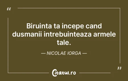 Nu intrerupeti niciodata un dusman care ... Nu intrerupeti niciodata un dusman care ...