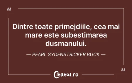 Socoteste-ti intotdeauna dusmanul mai ta... Socoteste-ti intotdeauna dusmanul mai ta...
