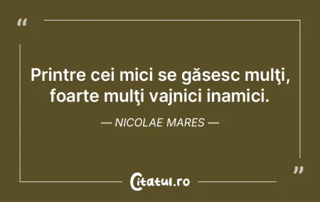 Raţiunea este cel mai mare duşman al i...