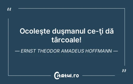 În orice carieră duşmanii stau la pâ...