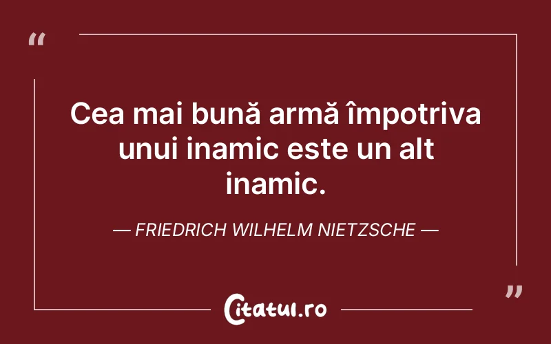 Citat Friedrich Wilhelm Nietzsche - citate viata