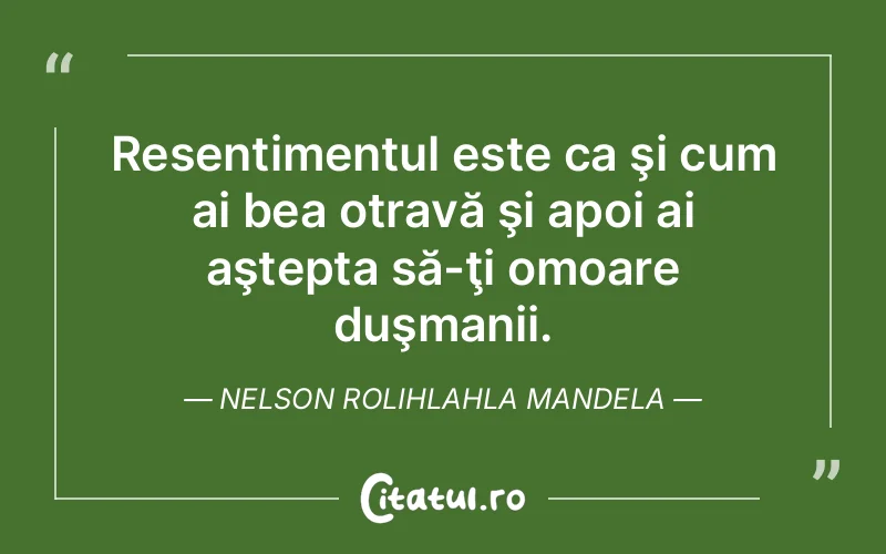 Citat Nelson Rolihlahla Mandela - citate viata