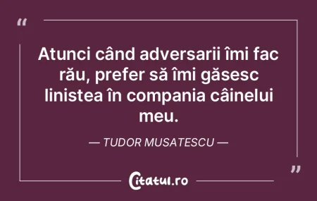 Cel mai mare duşman al vieţii noastre ...