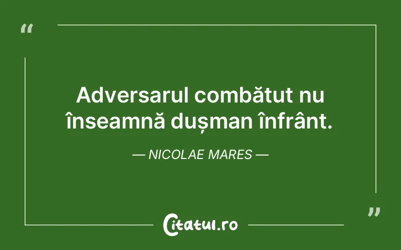 Citat Nicolae Mares - citate viata