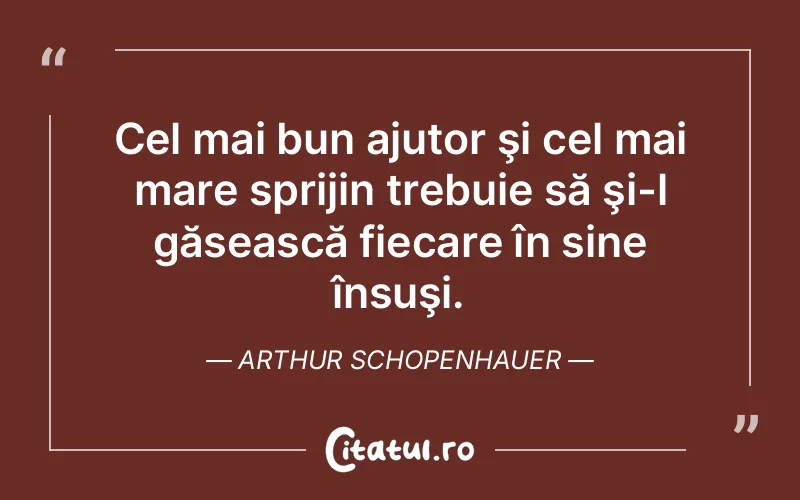 Citat Arthur Schopenhauer - citate viata