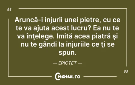 Dacă te chinuieşti cu ceea ce nu poţi...