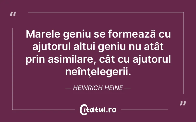 Citat Heinrich Heine - citate viata