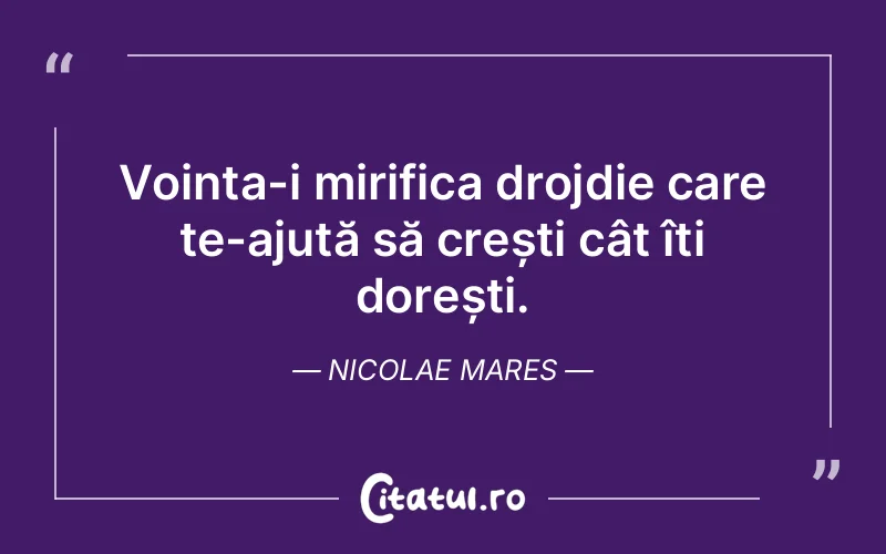 Citat Nicolae Mares - citate viata