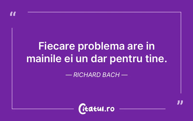 Citat Richard Bach - citate viata