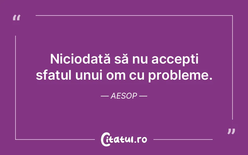 Citat Aesop - citate viata