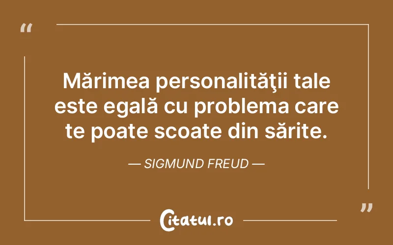 Citat Sigmund Freud - citate viata