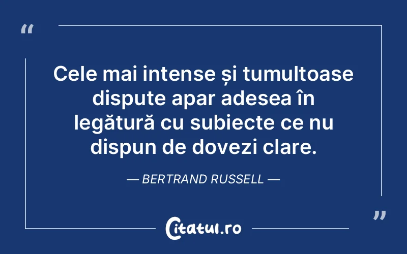 Citat Bertrand Russell - citate viata