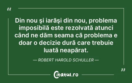 Un obstacol e o nouă problemă. Nu exis... Un obstacol e o nouă problemă. Nu exis...
