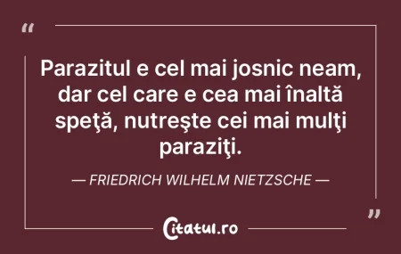 Dar, uite, eu, dintre toate naţiunile, ...