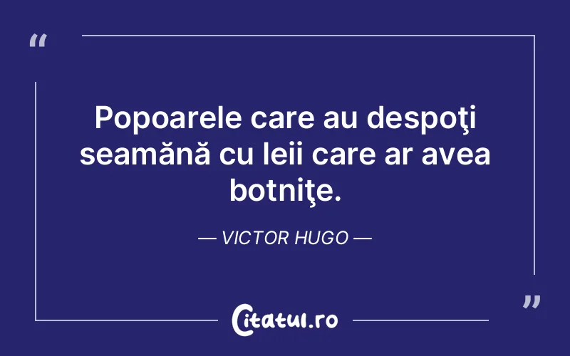 Citat Victor Hugo - citate viata