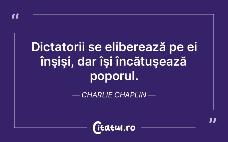 Citat Charlie Chaplin - citate viata