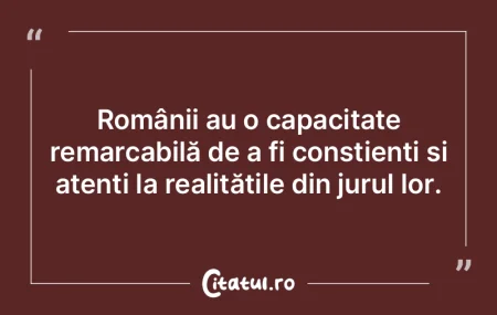 O naţiune vie nu poate cânta decât vi...