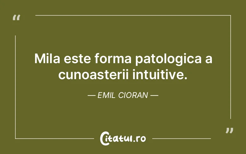 Citat Emil Cioran - citate viata