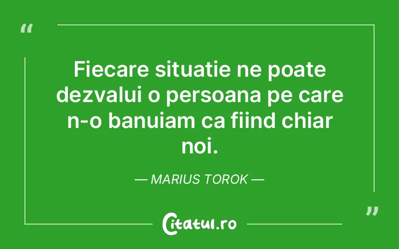 Citat Marius Torok - citate viata