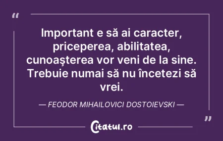 Am adunat toată cunoaşterea pentru a-m...