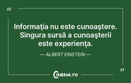 Cunoaşterea de sine este pe cât de tem...