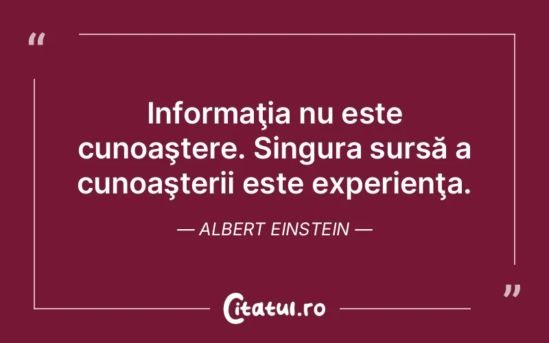 Citat Albert Einstein - citate viata