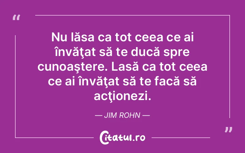 Citat Jim Rohn - citate viata