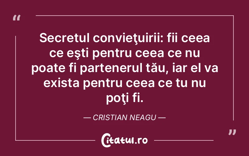 Citat Cristian Neagu - citate viata
