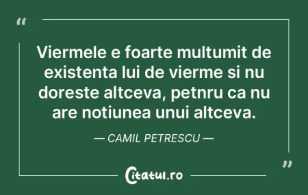 Fiecare individ este bolnav de existenţ... Fiecare individ este bolnav de existenţ...