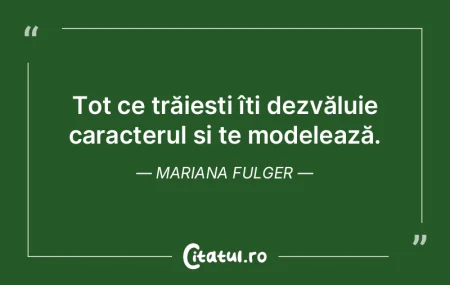 A fi? – în întrebarea asta încap to...